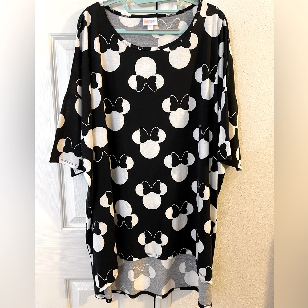 LuLaRoe Disney Minnie Mouse tunic. Size 3XL